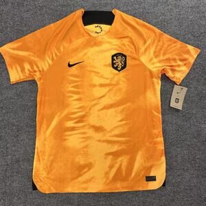 Nike Men's KNVB Orange Soccer Jersey Size L